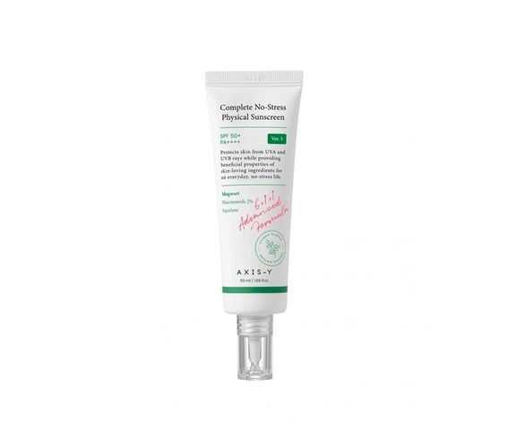 AXIS-Y COMPLETE NO-STRESS SPF50 PHYSICAL SUNSCREEN WITH NIACINAMIDE & SQUALANE - 50 ML